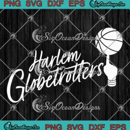 Harlem Globetrotters Cursive Logo SVG - Harlem Globetrotters Basketball SVG PNG, Cricut File