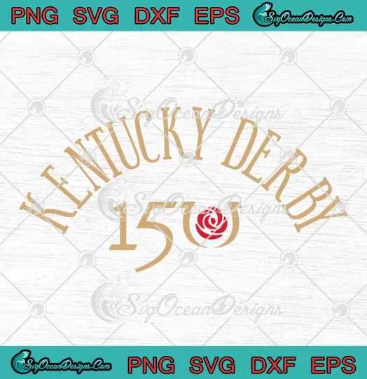 Kentucky Derby 150th Arch Over SVG - Horse Racing SVG PNG, Cricut File