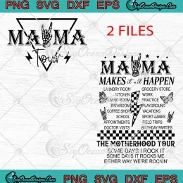 Mama Tour Skeleton Hand SVG - The Motherhood Tour SVG - Mother's Day SVG PNG, Cricut File