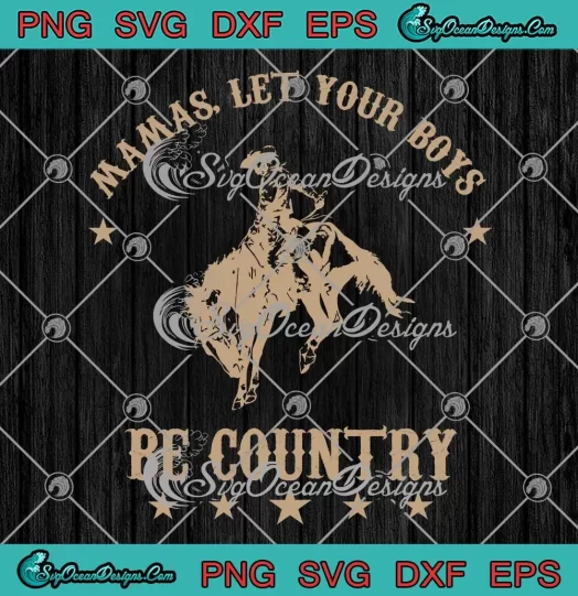 Mamas Let Your Boys Be Country SVG - Jason Aldean Country Concert SVG PNG, Cricut File