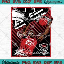Mohamed Diarra Signature SVG - NC State Wolfpack Basketball SVG PNG, Cricut File