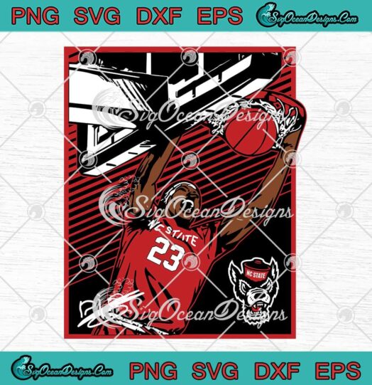 Mohamed Diarra Signature SVG - NC State Wolfpack Basketball SVG PNG, Cricut File