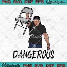 Morgan Wallen Dangerous Funny SVG - Morgan Wallen Throwing Chair SVG PNG, Cricut File