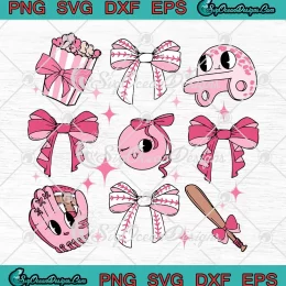 Pink Baseball Mom Era Tie Bow SVG - Mother's Day Gift SVG PNG, Cricut File