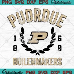 Purdue Boilermakers 1869 SVG - NCAA Basketball Team Vintage SVG PNG, Cricut File