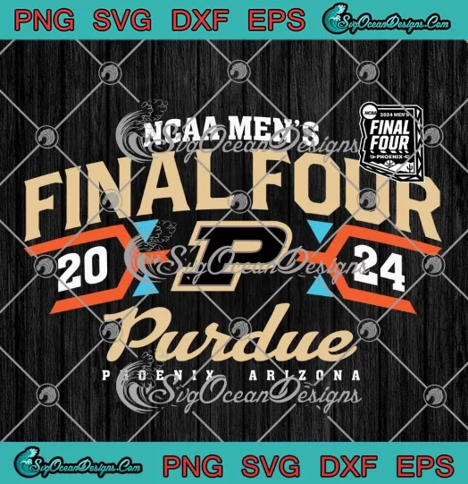 Retro NCAA Men's Final Four SVG - Purdue Boilermakers Basketball SVG PNG, Cricut File
