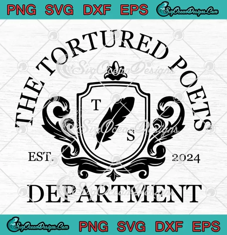 The Tortured Poets Department Est 2024 SVG - Taylor Swift SVG - TTPD ...