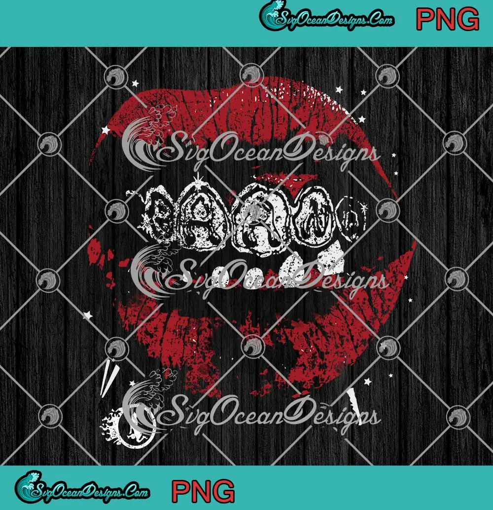 Baand Red Lips Retro PNG - Hellstar Retro Vintage PNG JPG Clipart ...