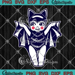 Bat Baby Kewpie Vampire Bat SVG - Traditional Tattoo Halloween SVG PNG, Cricut File