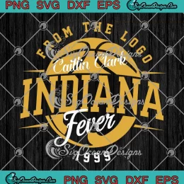 Caitlin Clark Indiana Fever 1999 SVG - From The Logo Retro SVG PNG, Cricut File