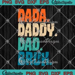 Dada Daddy Dad Bruh Sarcastic Dad SVG - Funny Bruh Father's Day SVG PNG, Cricut File