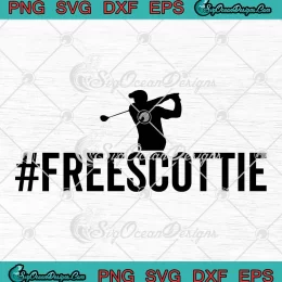 Free Scottie PGA Championship SVG - Scottie Scheffler Golfer SVG PNG, Cricut File