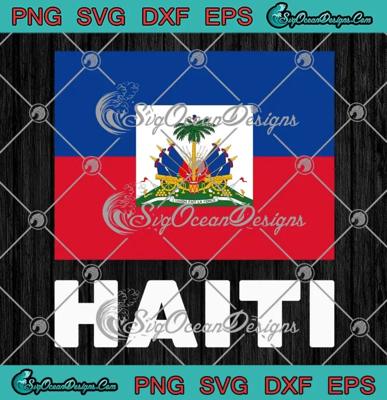 Haiti Flag Pride Haitian Flag Day SVG - Gift For Haitian SVG - Proud ...