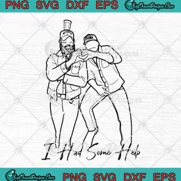 I Had Some Help SVG - Morgan Wallen And Post Malone Glossy SVG PNG, Cricut File