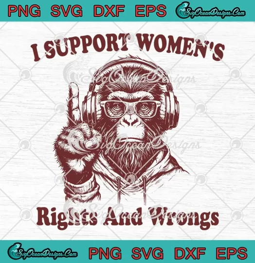 Monkey I Support Women
