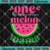 One in a melon SVG design featuring a watermelon slice with 'Mama' text, perfect for family birthday crafts.