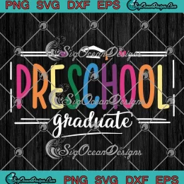 Preschool Graduate Mini Heart SVG - Retro Pre-K Graduation Teacher SVG PNG, Cricut File