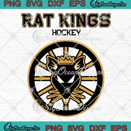 Rat Kings Hockey SVG - Boston Bruins Circle Logo SVG PNG, Cricut File