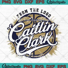 Retro Caitlin Clark From The Logo SVG - Iowa Hawkeyes Basketball SVG PNG, Cricut File