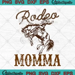 Rodeo Momma Western Cowboy SVG - Western Rodeo Birthday Party SVG PNG, Cricut File