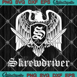Skrewdriver Punk Rock Band Logo SVG - Rock Band Music Gift SVG PNG, Cricut File