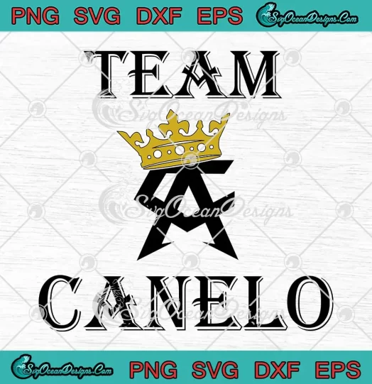 Team Canelo Crown Retro SVG - Canelo Alvarez Boxing SVG - Mexico Boxer SVG PNG, Cricut File