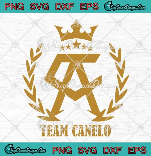 Team Canelo Crown Stars SVG - Canelo Alvarez Boxing Lovers SVG PNG, Cricut File
