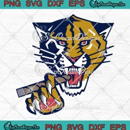 Cats In Four Florida Panthers Smoke SVG - NHL Ice Hockey SVG PNG, Cricut File