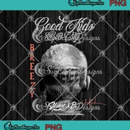 Chris Brown Breezy Album PNG - Good Kids Bod City PNG JPG Clipart, Digital Download