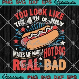Funny You Look Like The 4th Of July SVG - Independence Day SVG PNG, Cricut File
