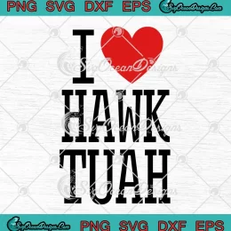 I Love Hawk Tuah 24 Heart Guy SVG - Spit Joke With That Thang SVG PNG, Cricut File