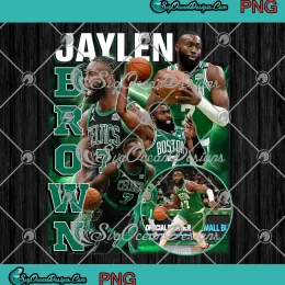 Jaylen Brown Graphic Art PNG - Boston Celtics NBA Basketball Player PNG JPG Clipart, Digital Download