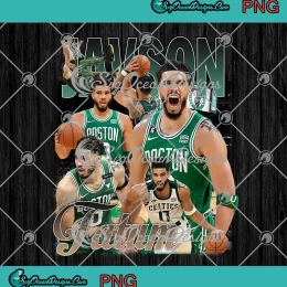 Jayson Tatum Graphic Art PNG - Boston Celtics NBA Basketball Player PNG JPG Clipart, Digital Download