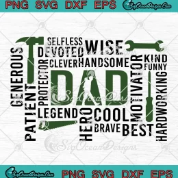 Mechanic Dad Father's Day SVG - Gift For Mechanic Dad SVG PNG, Cricut File