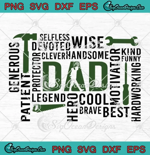 Mechanic Dad Father's Day SVG - Gift For Mechanic Dad SVG PNG, Cricut File