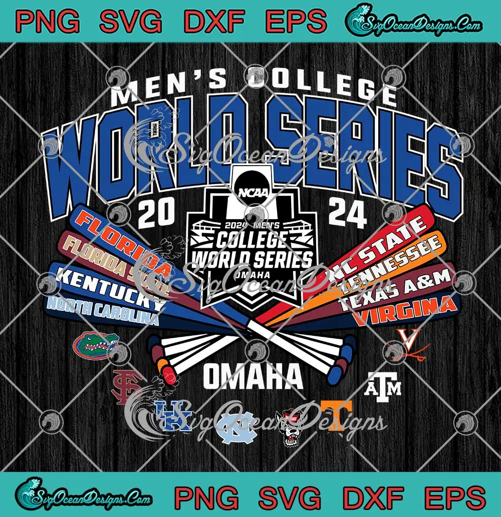 Men's-College-World-Series-2024-SVG---Baseball-CWS-8-Team-Bats-SVG-PNG,-Cricut-File Men's College World Series 2024 SVG - Baseball CWS 8-Team Bats SVG PNG, Cricut File