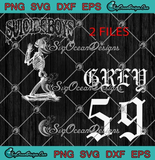 Suicideboys Grey 59 Vintage SVG - Suicideboys American Hip Hop SVG PNG, Cricut File