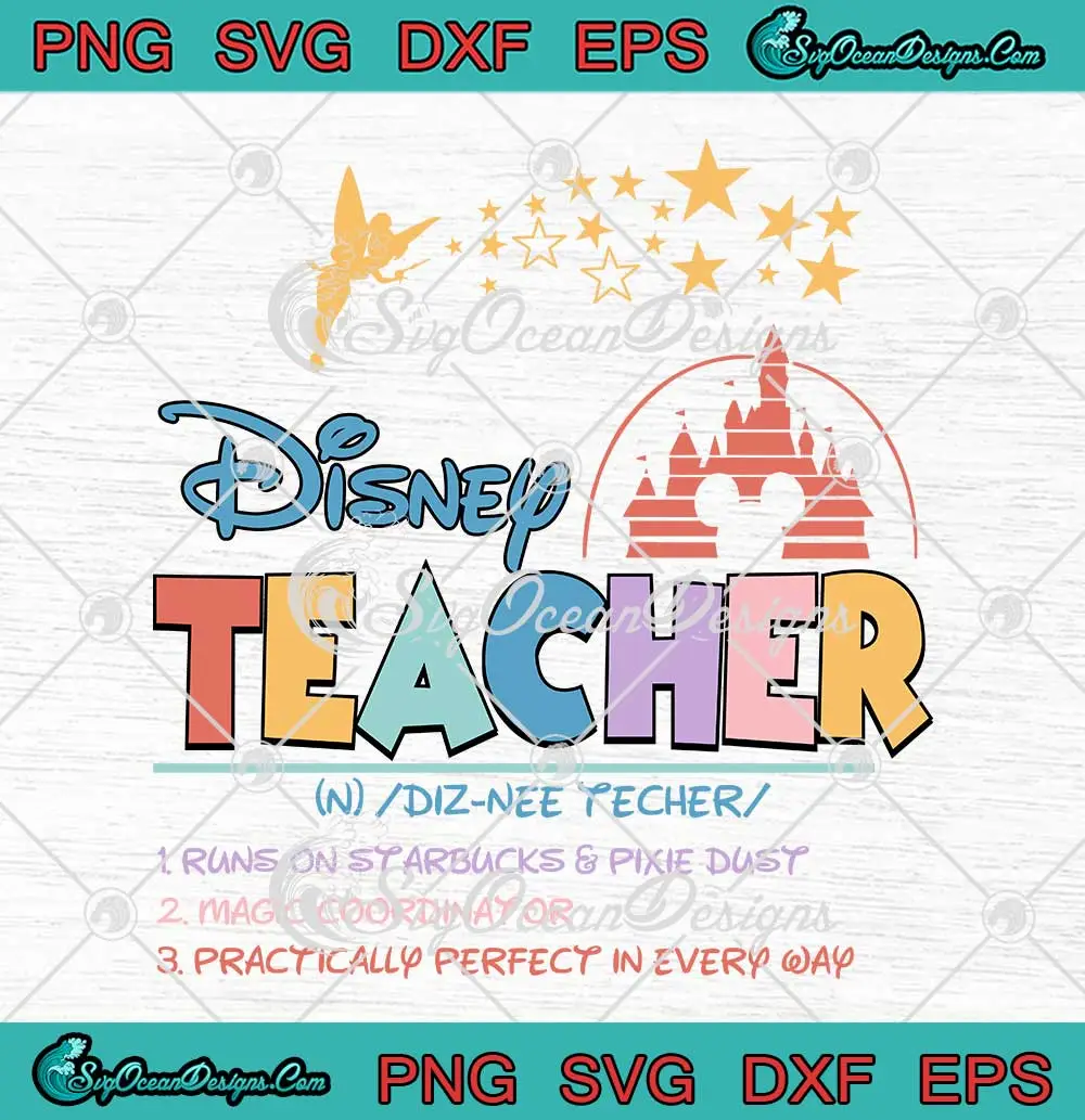 Disney Teacher Definition SVG - Magical Gift For Teachers SVG PNG ...