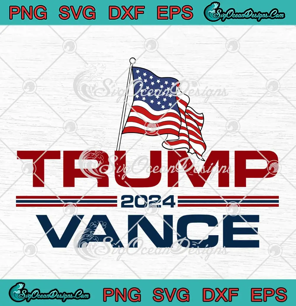 Trump 2024 Vance Vintage SVG President Trump SVG Vice President JD