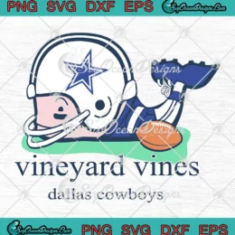 Vineyard Vines Dallas Cowboys SVG - Football 2024 Funny SVG PNG, Cricut File