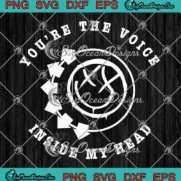 You're The Voice Inside My Head SVG - Blink-182 SVG - I Miss You Lyrics SVG PNG, Cricut File