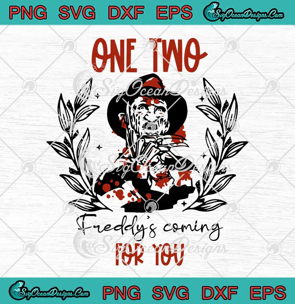 One-Two-Freddy's-Coming-For-You-SVG---Halloween-Horror-Character-SVG-PNG,-Cricut-File One Two Freddy's Coming For You SVG - Halloween Horror Character SVG PNG, Cricut File