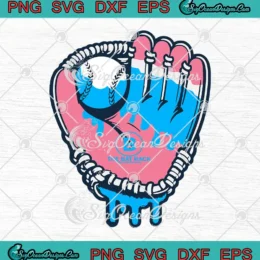 Baseball Glove Cotton Candy Drip SVG - The Bat Rack SVG PNG, Cricut File