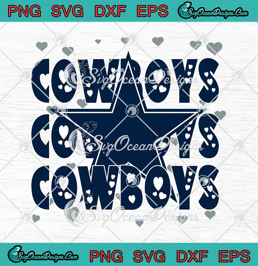 Cowboys-Football-Logo-Heart-SVG---Dallas-Cowboys-Football-SVG-PNG,-Cricut-File Cowboys Football Logo Heart SVG - Dallas Cowboys Football SVG PNG, Cricut File