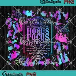 Hocus Pocus Halloween Tumbler PNG - The Sanderson Sisters PNG JPG Clipart, Digital Download