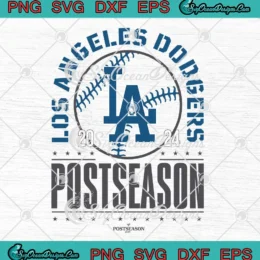 2024 Playoffs MLB Postseason SVG - Los Angeles Dodgers Logo SVG PNG, Cricut File