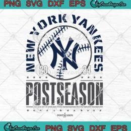 2024 Playoffs Mlb Postseason SVG - New York Yankees Reveal Logo SVG PNG, Cricut File