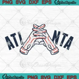 Atlanta Gloves Together SVG - Atlanta Braves Baseball SVG PNG, Cricut File