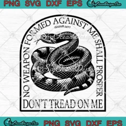 Don't Tread On Me Coiled Snake SVG - Gadsden Flag Patriot SVG PNG, Cricut File