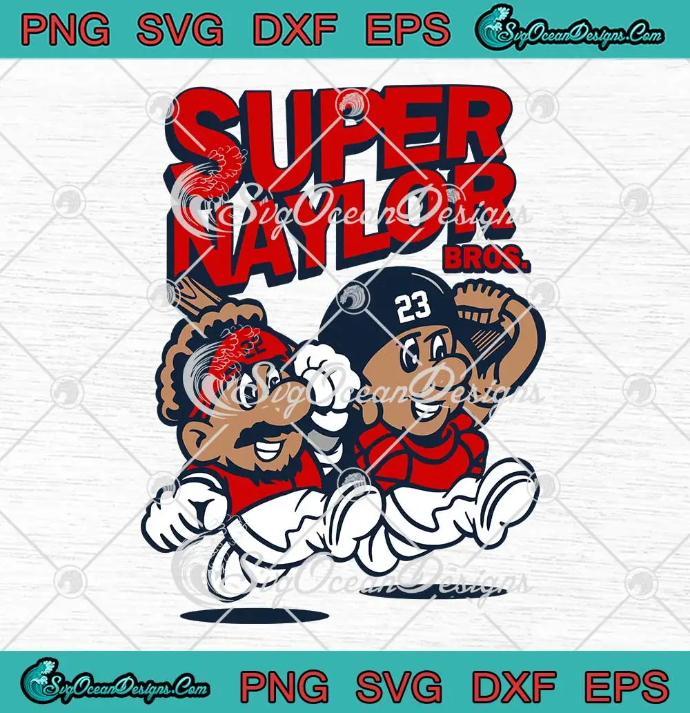 Josh-Naylor-And-Bo-Naylor-SVG---Super-Naylor-Bros-SVG---Cleveland-Guardians-SVG-PNG,-Cricut-File Josh Naylor And Bo Naylor SVG - Super Naylor Bros SVG - Cleveland Guardians SVG PNG, Cricut File
